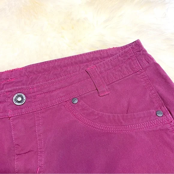 Kuhl Free Range Shorts 6 1/2" in Burgundy - Picture 2 of 10